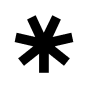 asterisk abstract shape